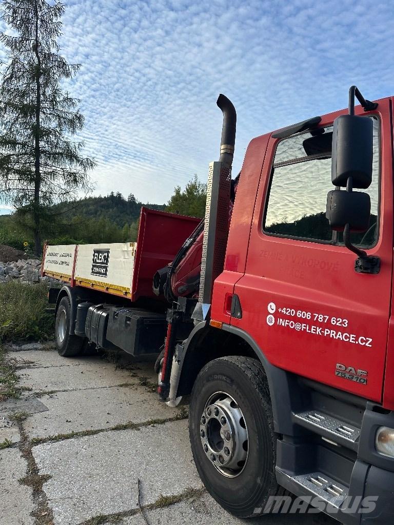 DAF CF 75.310 Smagās mašīnas ar celtni