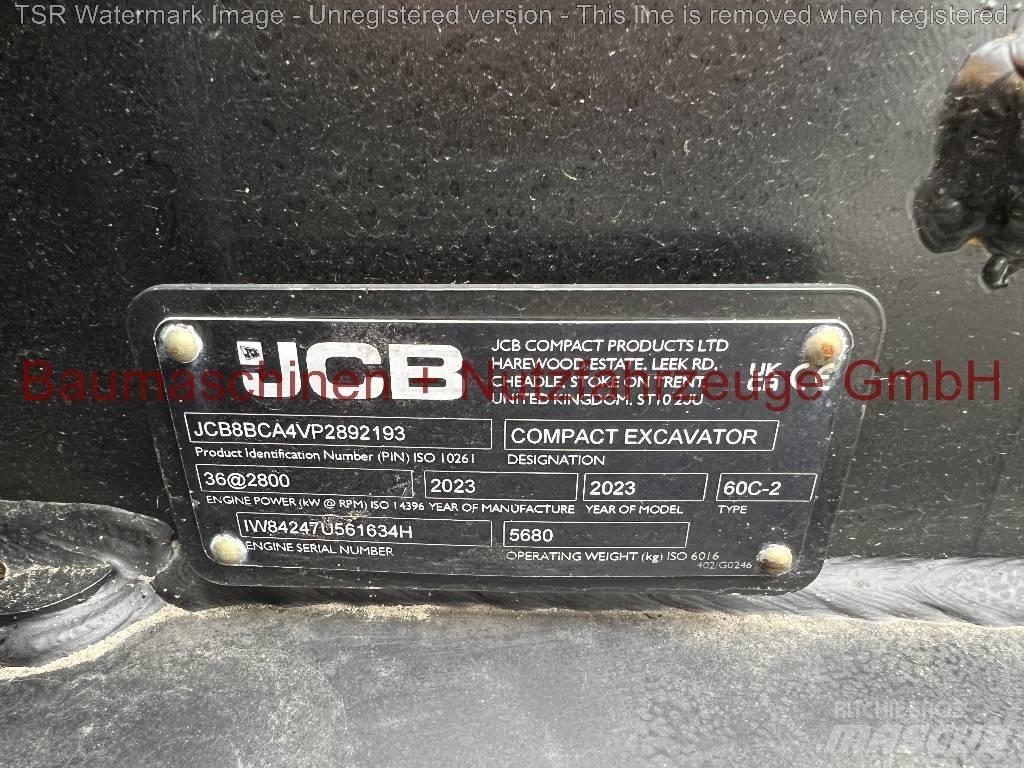 JCB 60C-2 -Demo- Mini ekskavatori < 7 t