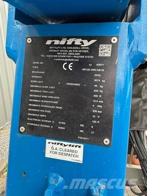 Niftylift HR12 D Strēles pacēlāji