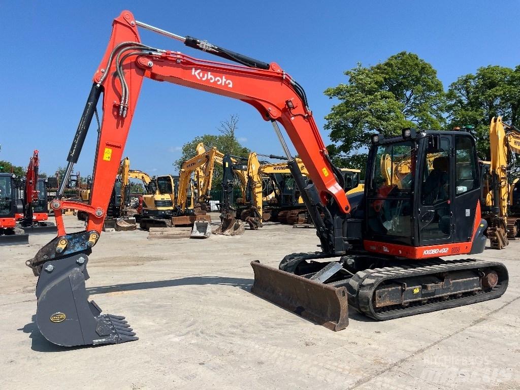 Kubota KX 080-4 Vidēja lieluma ekskavatori 7 t - 12 t