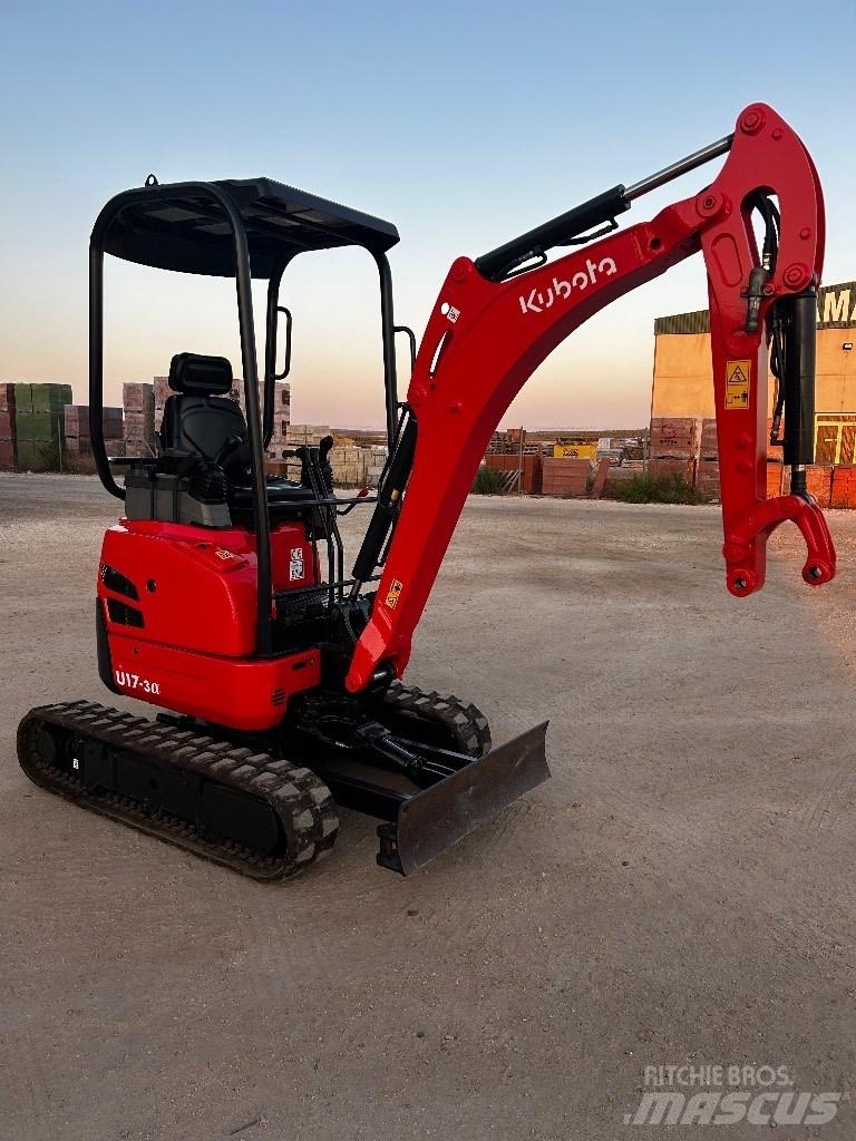 Kubota U 17-3 Mini ekskavatori < 7 t
