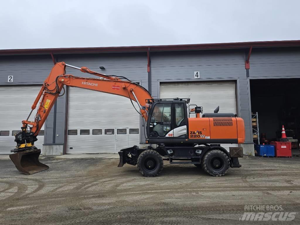 Hitachi ZX 220W-5 Ekskavatori uz riteņiem