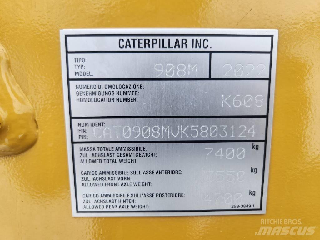 CAT 908m Iekrāvēji uz riteņiem