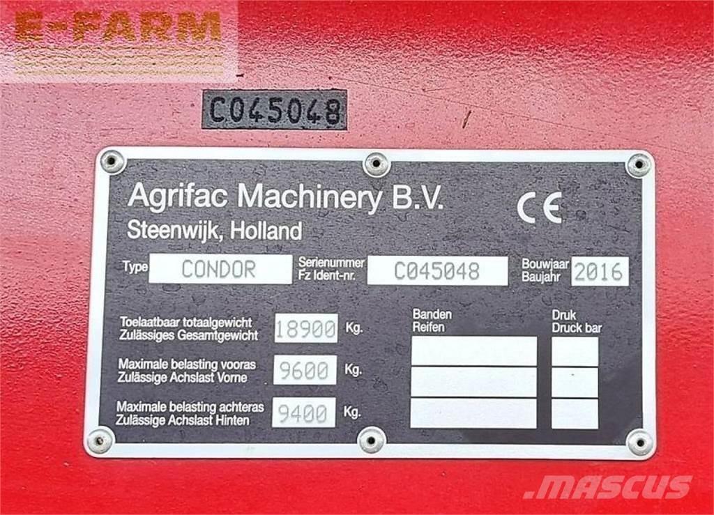 Agrifac condor iv Piekabināmie smidzinātāji(miglotāji)