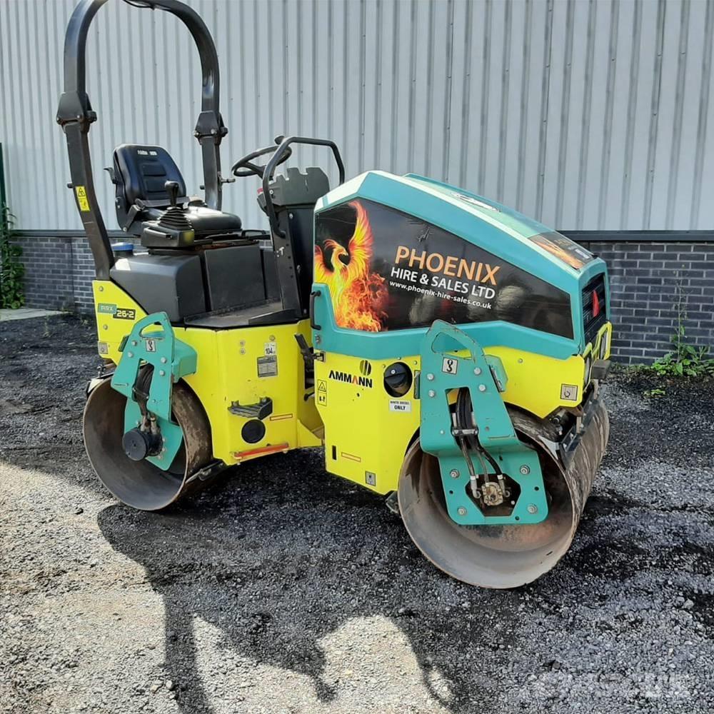 Ammann ARX 26-2 Divvalču grunts veltņi