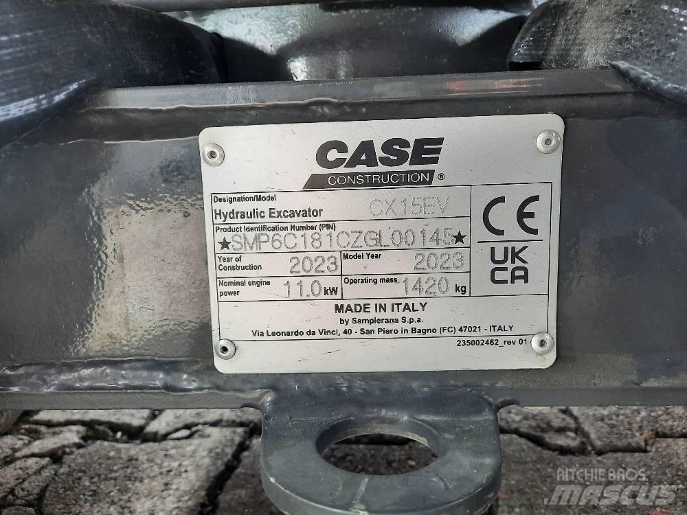 CASE CX 15 EV Mini ekskavatori < 7 t