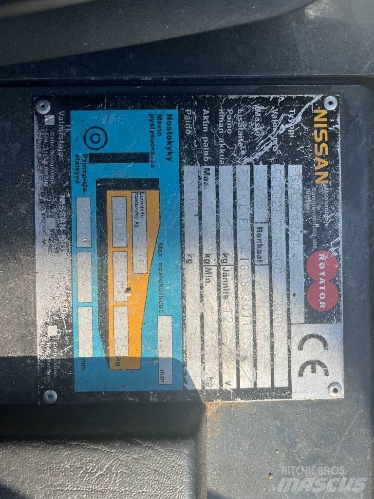 Nissan FGD02A320 Tehnika ar dīzeļa dzinēju