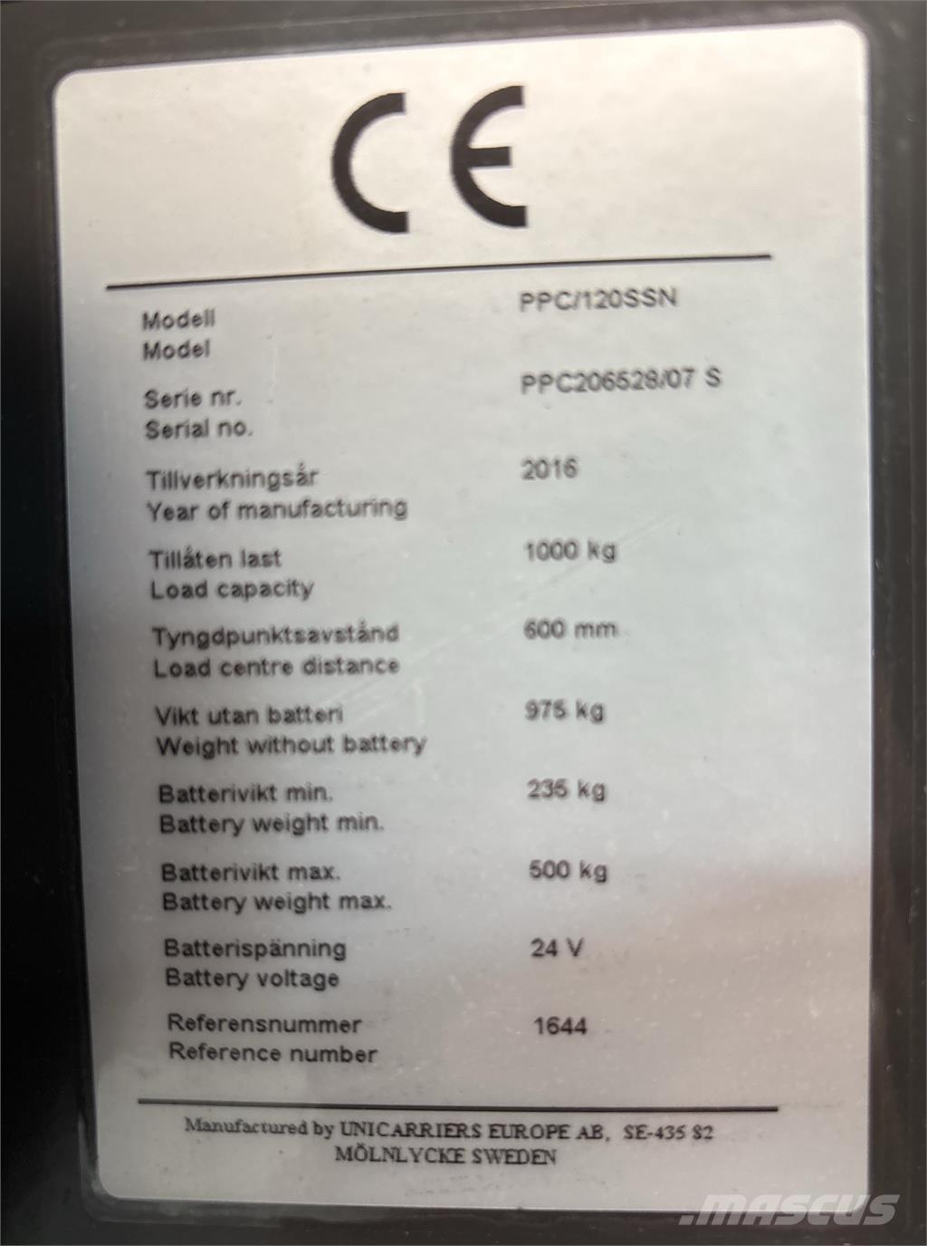 Atlet PPC120 Pasūtījumu savācējs mazam augstumam