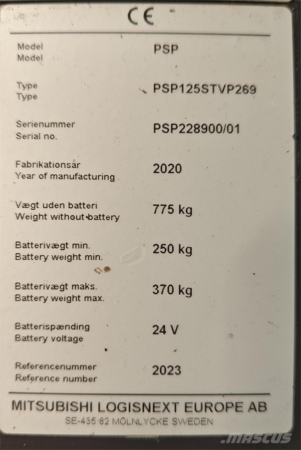 Atlet PSP125 Pašgājēji krautnētāji