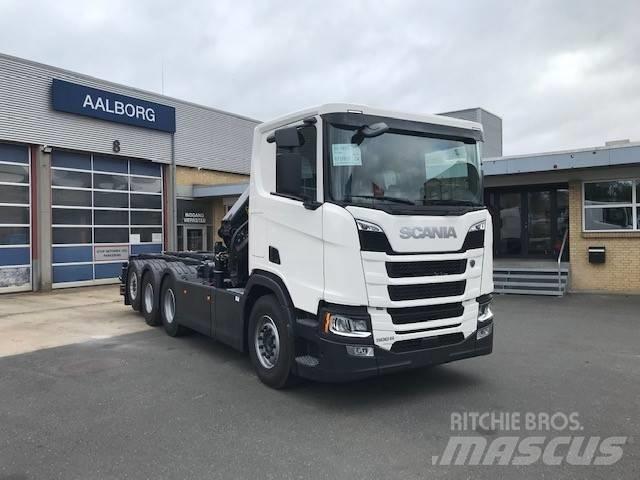 Scania R 500 Smagās mašīnas ar celtni