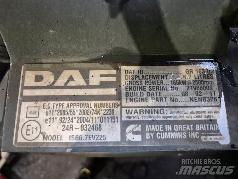 DAF GR165U2 Dzinēji