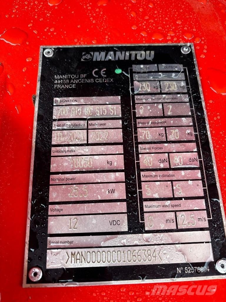 Manitou 200 ATJ RC Strēles pacēlāji