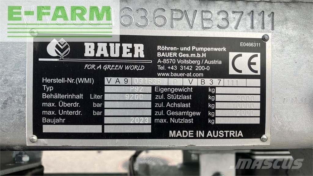 Bauer P 92 Mēslojuma izkliedētājs