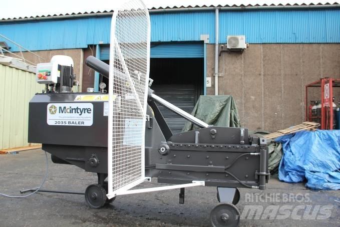McIntyre Metal Baler Rūpnieciskās preses