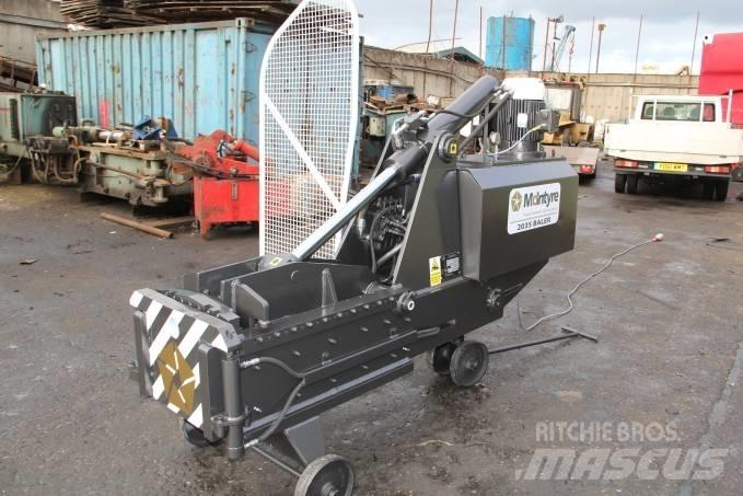 McIntyre Metal Baler Rūpnieciskās preses