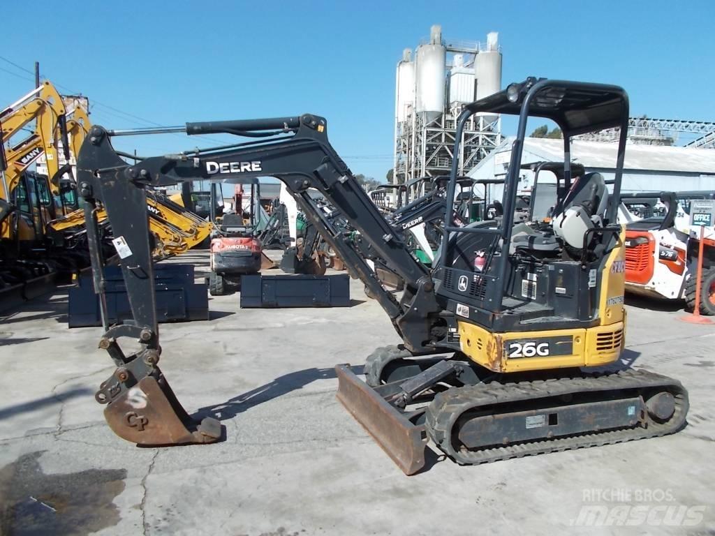 John Deere 26G Mini ekskavatori < 7 t