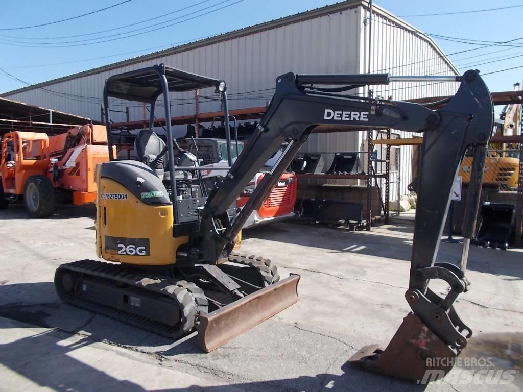 John Deere 26G Mini ekskavatori < 7 t