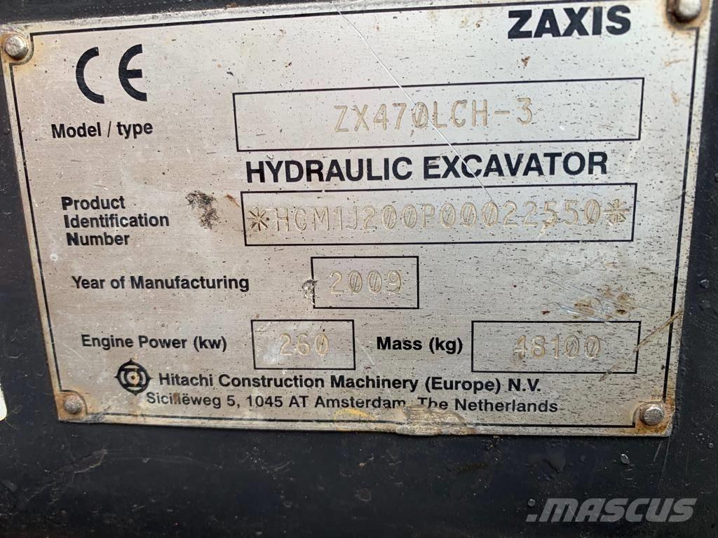  zaxis ZX470LCH-3 Kāpurķēžu ekskavatori