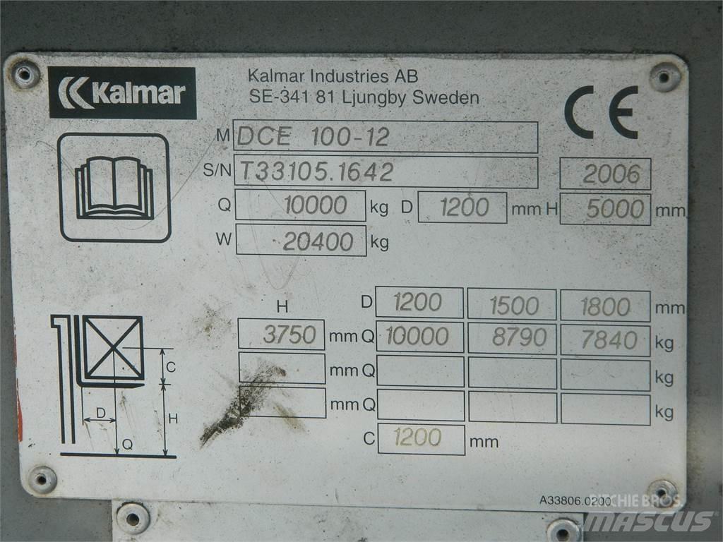 Kalmar DCE100 12 Tehnika ar dīzeļa dzinēju