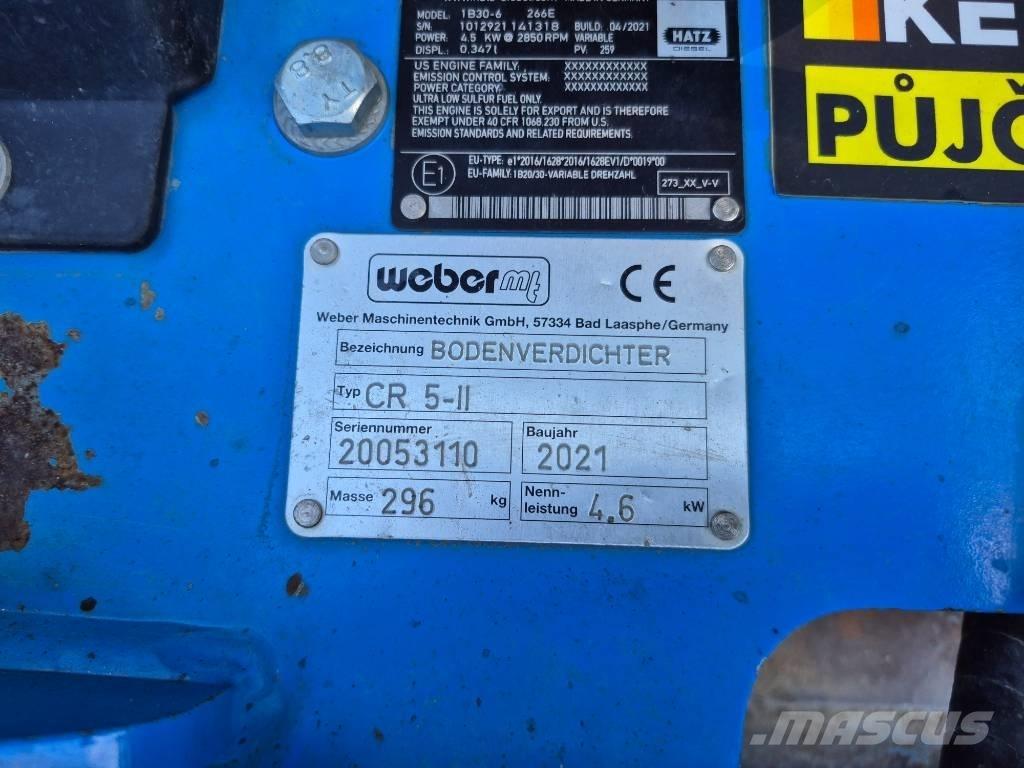 Weber CR5-II Augsnes blīvētāji