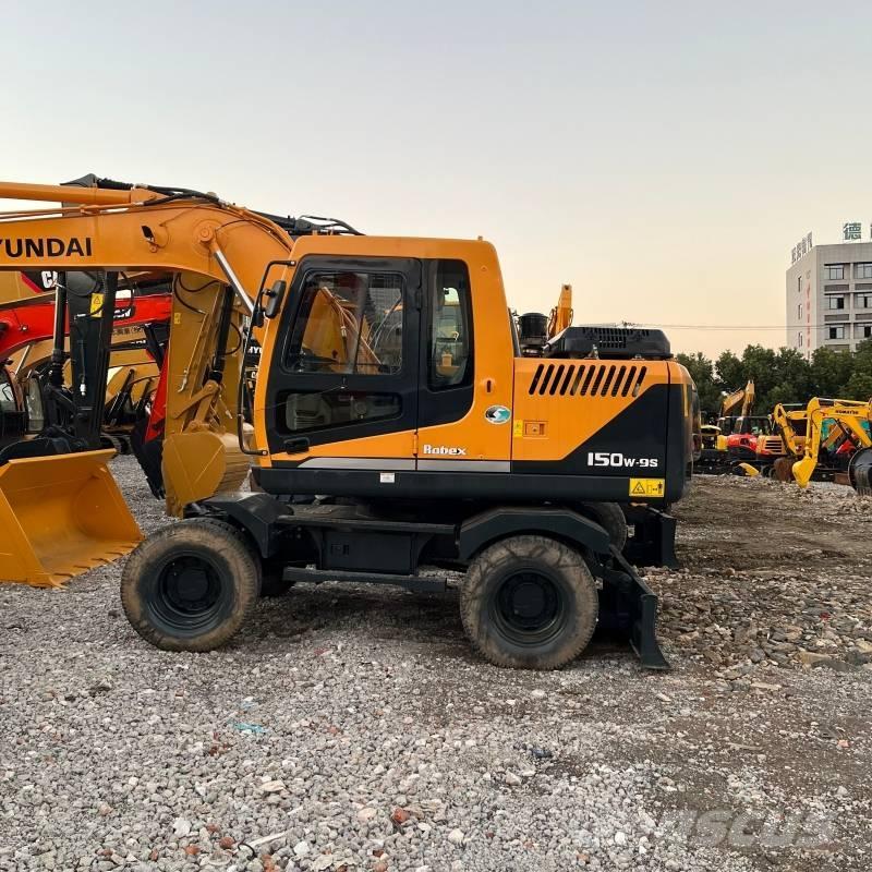 Hyundai R150w Ekskavatori uz riteņiem