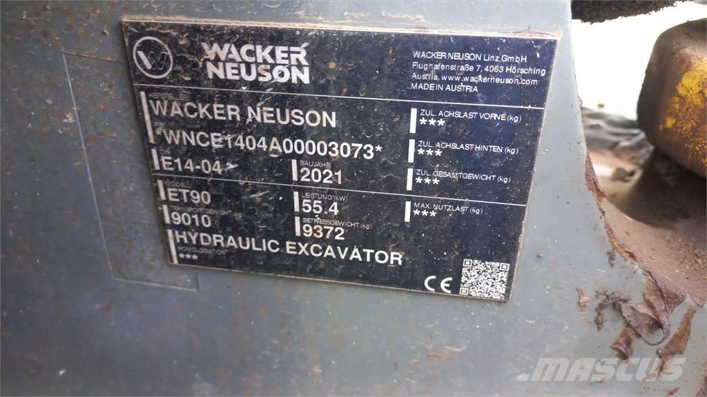 Wacker Neuson ET90 Kāpurķēžu ekskavatori