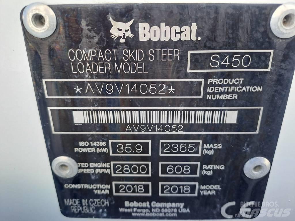 Bobcat S 450 Lietoti riteņu kompaktiekrāvēji