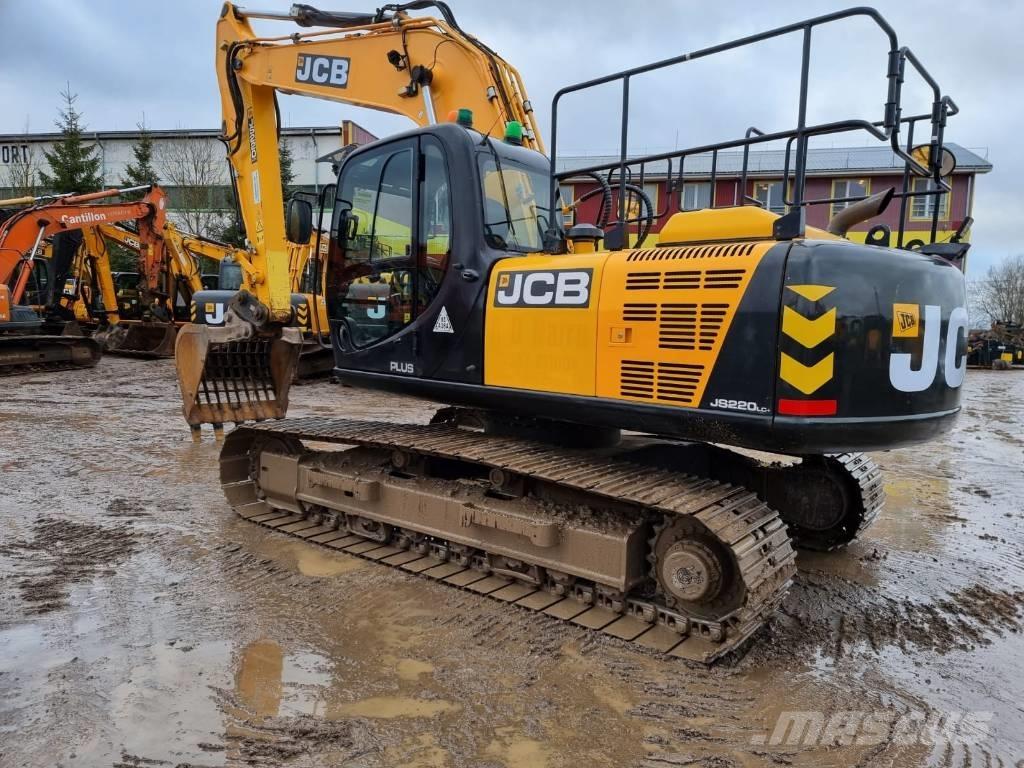 JCB JS 220LC Plus Kāpurķēžu ekskavatori