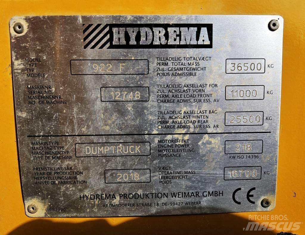 Hydrema 922 F Mini pašizgāzēji