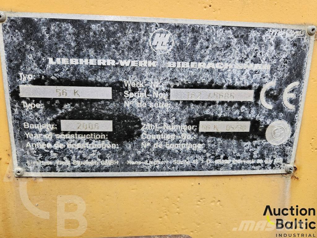 Liebherr 56K Torņa krāni