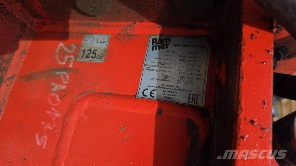 Rammer R25P Āmuri/Drupinātāji