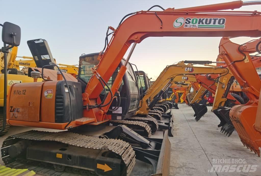 Hitachi ZX 70 Kāpurķēžu ekskavatori