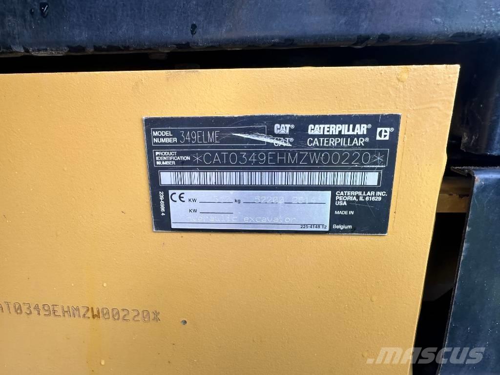 CAT 349 E Kāpurķēžu ekskavatori