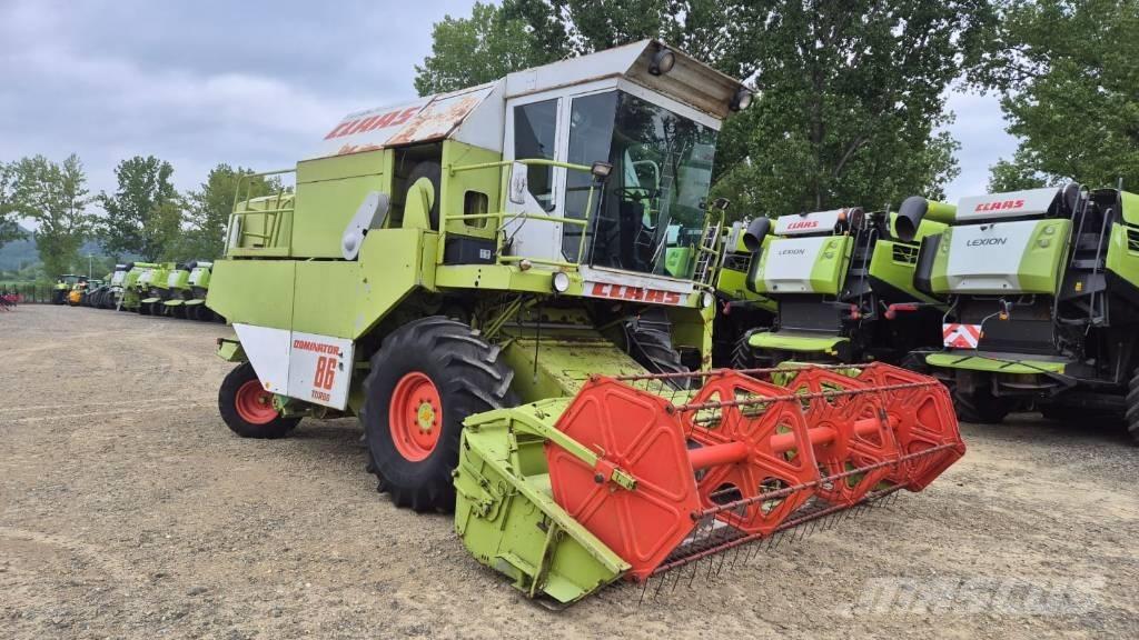 CLAAS Dominator 86 Ražas novākšanas kombaini