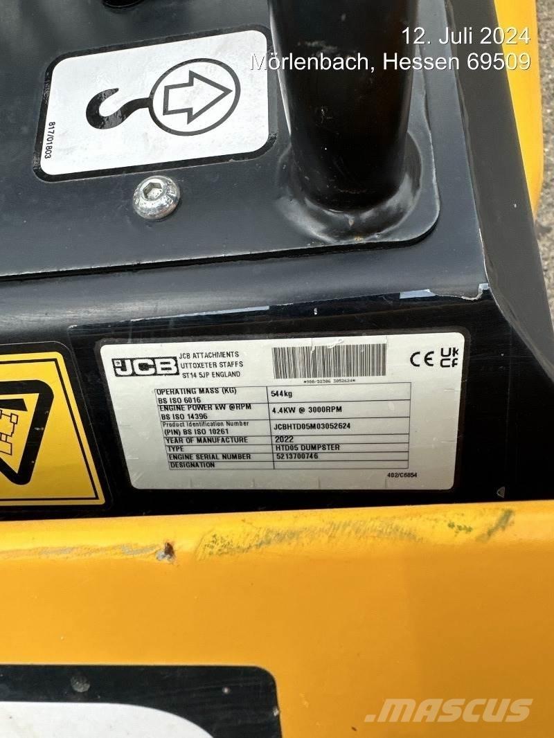 JCB HTD5 Mini pašizgāzēji