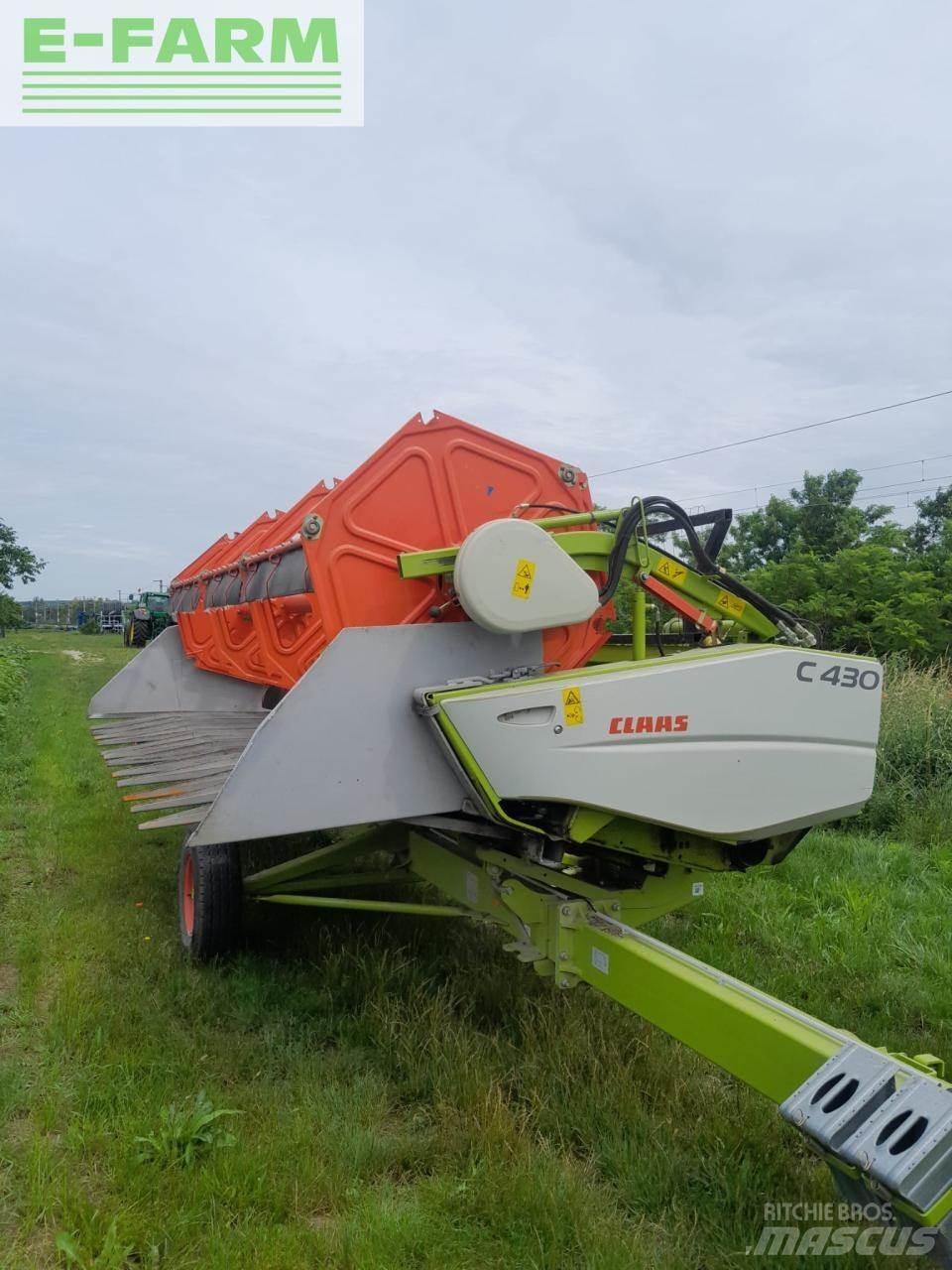 CLAAS SW C 430 Ražas novākšanas kombainu papildaprīkojums