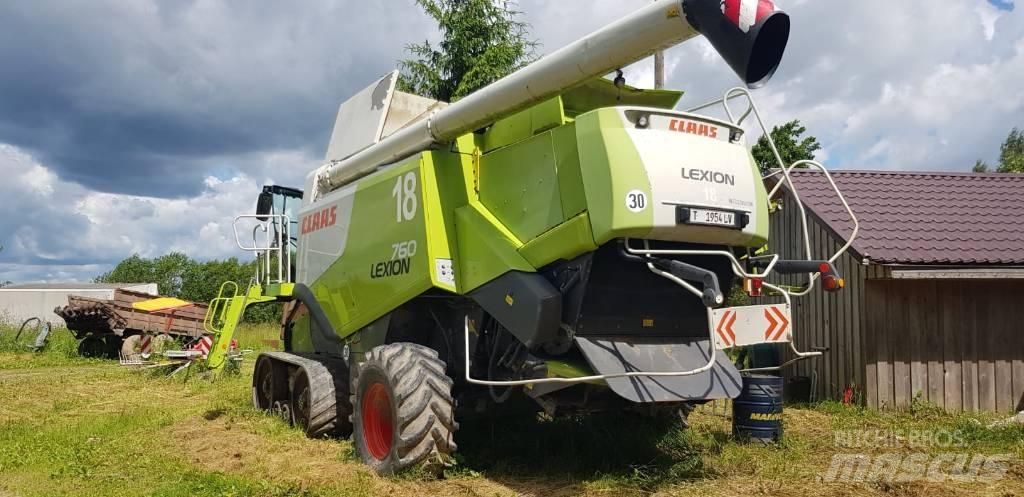CLAAS Lexion 760 TT Ražas novākšanas kombaini