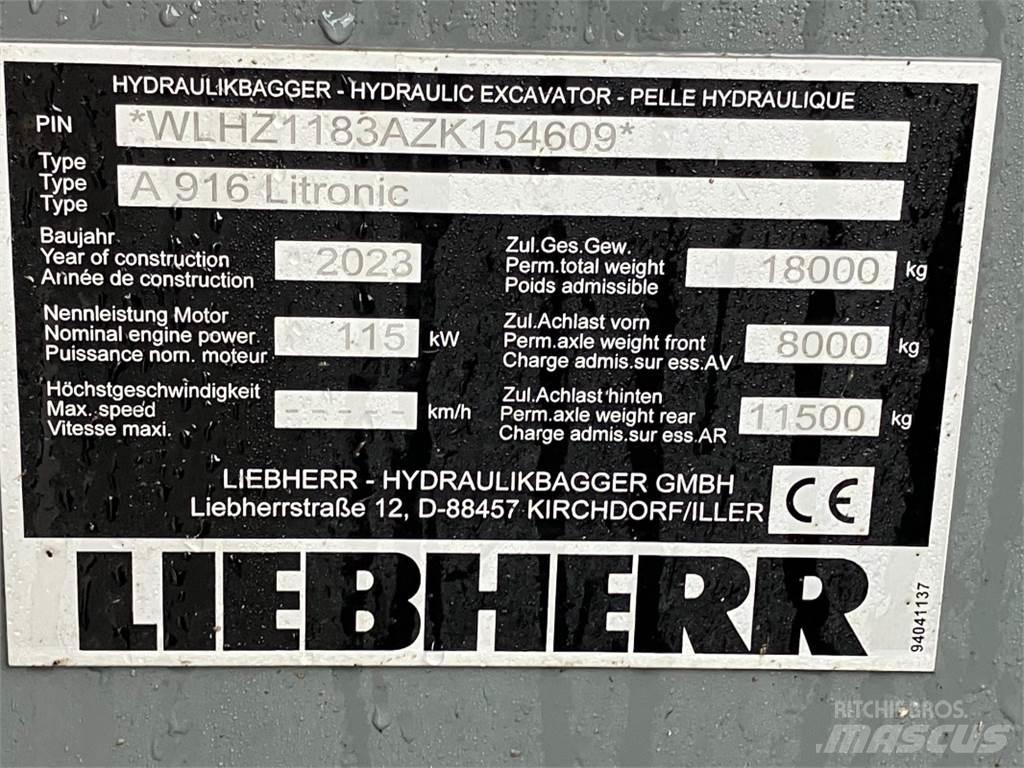 Liebherr A916 Ekskavatori uz riteņiem