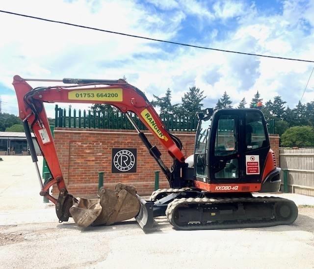 Kubota KX 080-4 Vidēja lieluma ekskavatori 7 t - 12 t