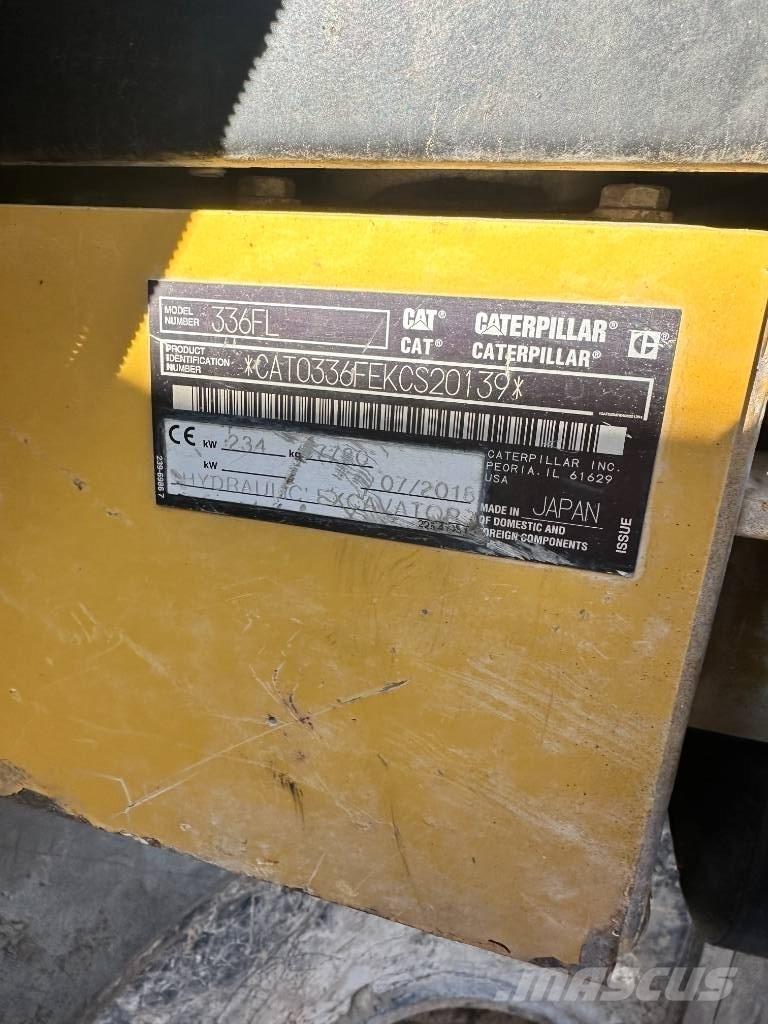 CAT 336 F L Kāpurķēžu ekskavatori