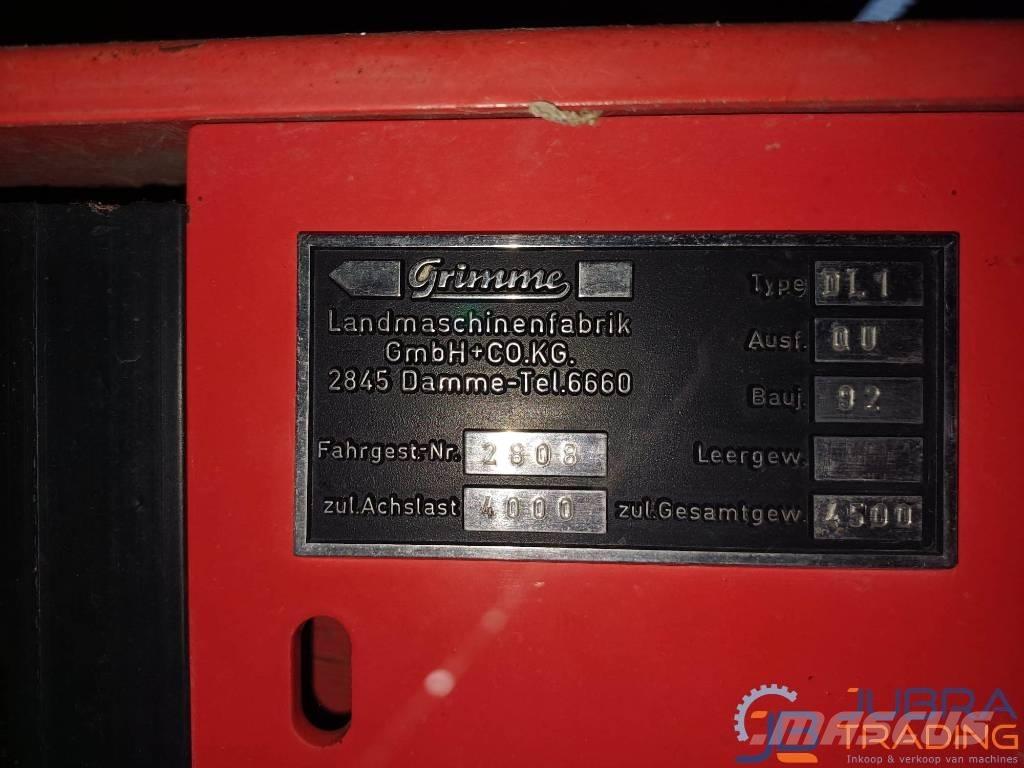 Grimme DL1500 Kartupeļu novākšanas kombaini