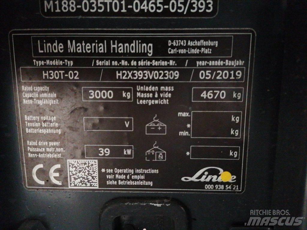 Linde H30T-02 LPG tehnika