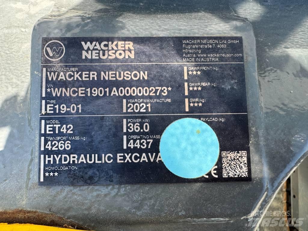 Wacker Neuson ET42 Kāpurķēžu ekskavatori