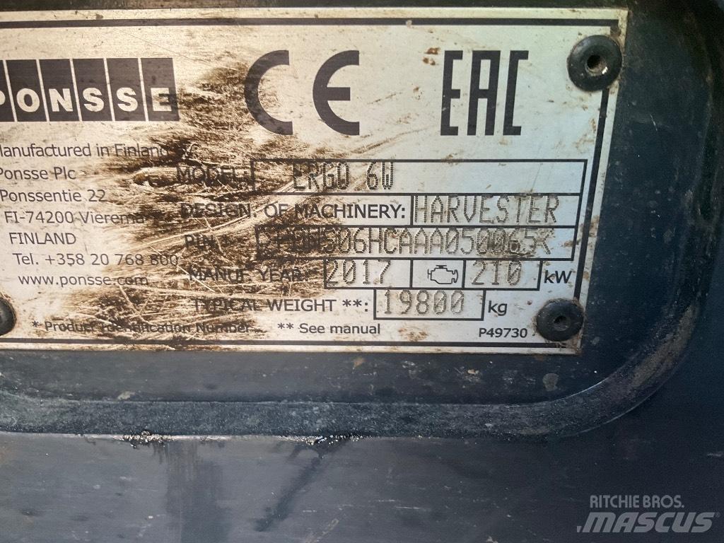 Ponsse ERGO 6W Harvesteri