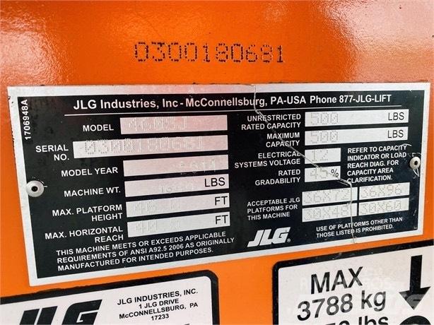JLG 460 SJ Teleskopiskie pacēlāji