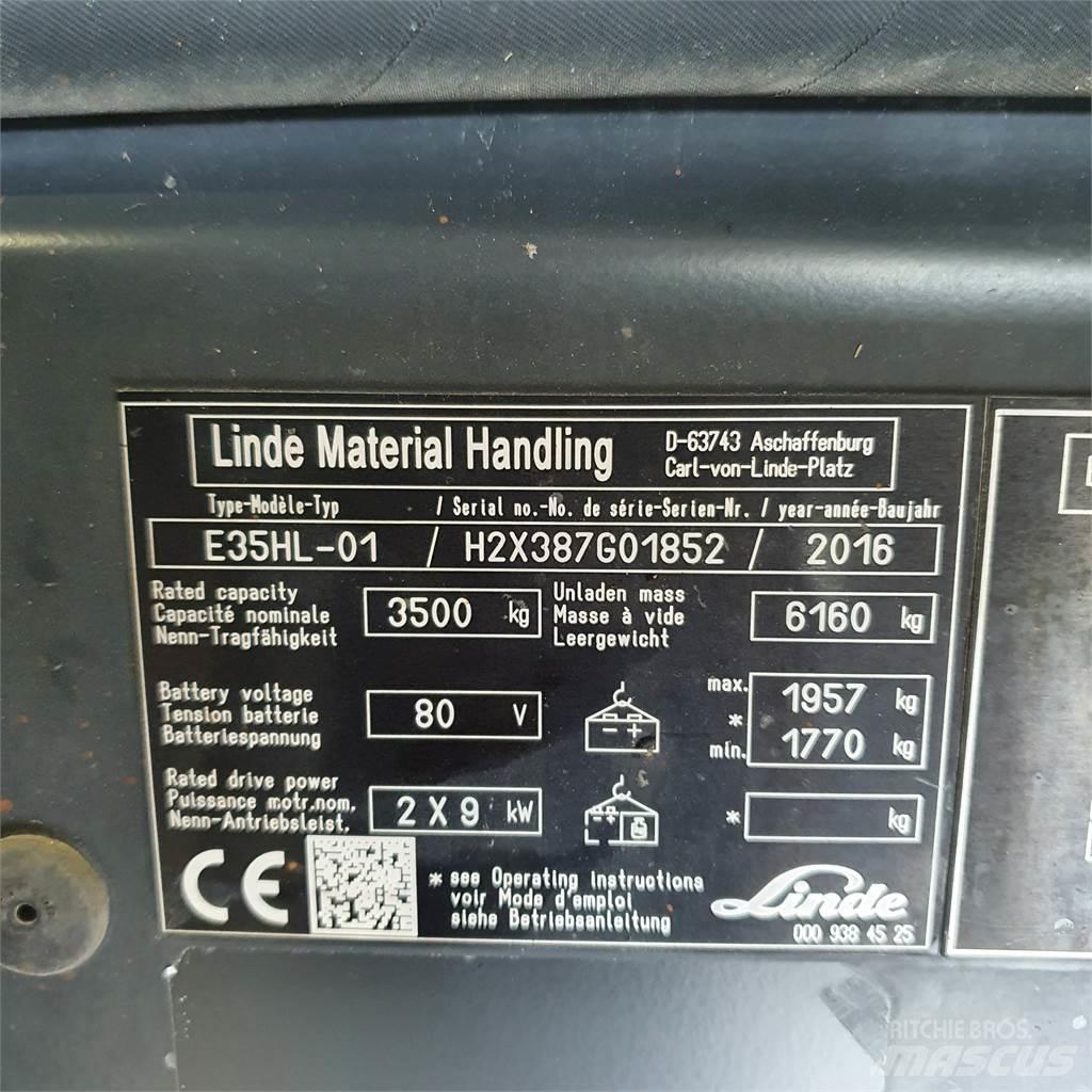 Linde E35HL Elektriskie iekrāvēji