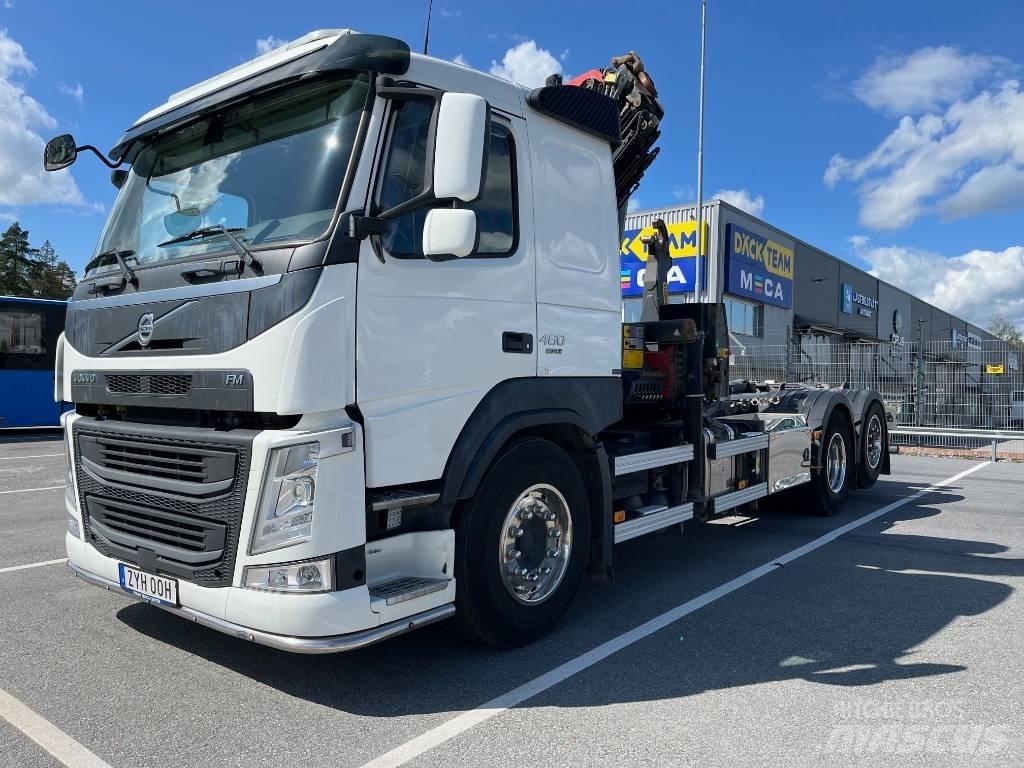 Volvo FM460, 6x2 Smagās mašīnas ar celtni