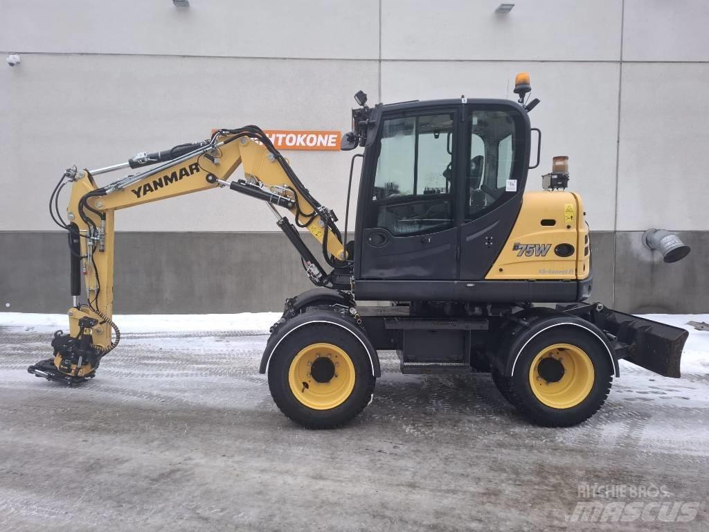 Yanmar B 75 W Ekskavatori uz riteņiem