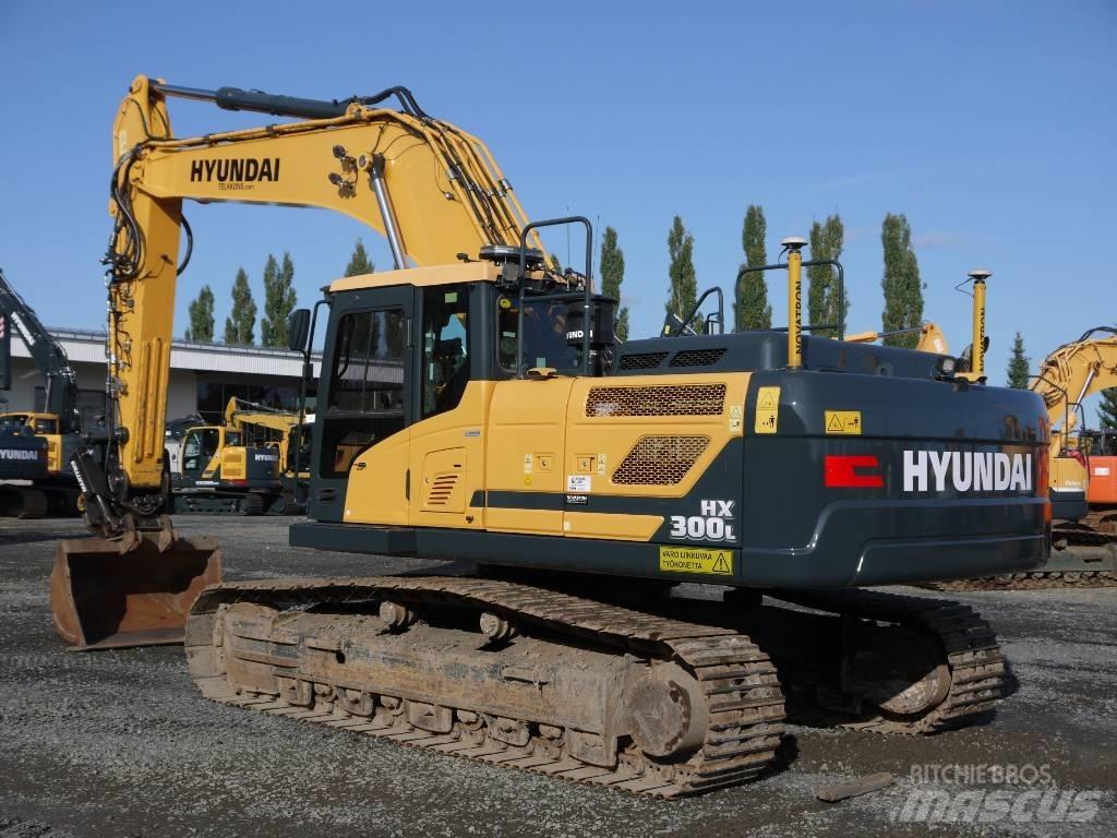Hyundai HX 300 L Kāpurķēžu ekskavatori