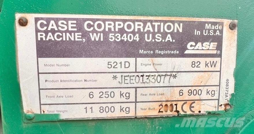CASE 521 D Iekrāvēji uz riteņiem